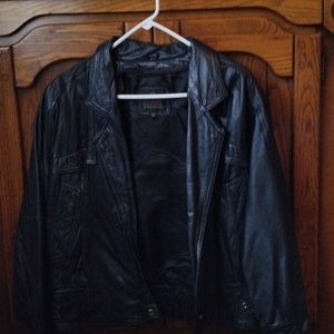 3 Leather Jackets and 1 pair Leather Chaps